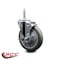 Service Caster 5 Inch Gray Polyurethane Wheel Swivel 34 Inch Threaded Stem Caster with Brake SCC SCC-TS20S514-PPUB-TLB-34212 - alternate 2